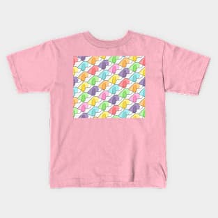 Springer Spaniel Pastel Pattern Kids T-Shirt